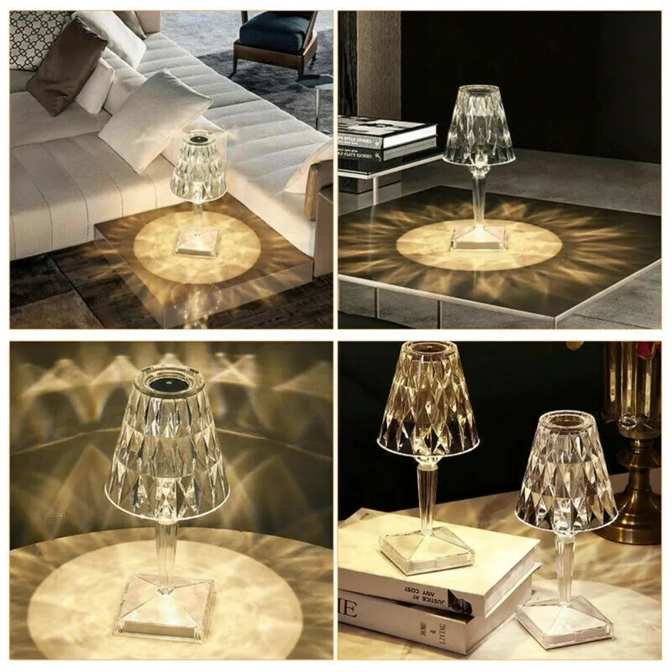 Modern LED Table Lamp – Italian Kartell Battery Diamond