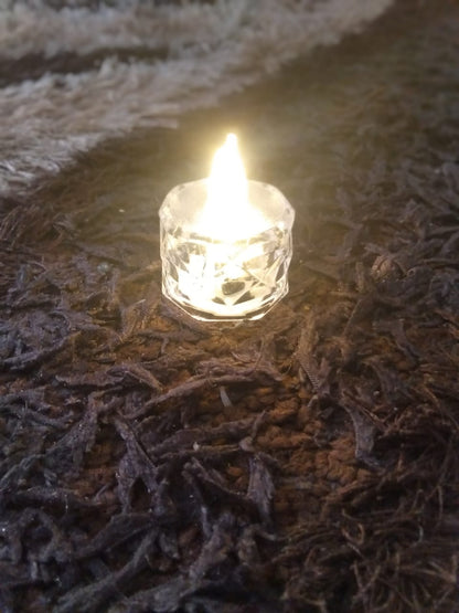 Crystal Glow Mini LED Candles – Battery-Operated Elegance for Every Occasion"