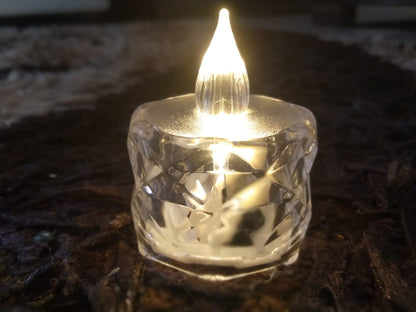 Crystal Glow Mini LED Candles – Battery-Operated Elegance for Every Occasion"