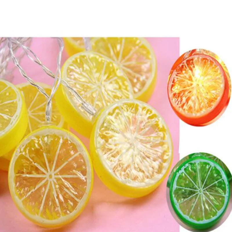 Lemon Orange Fruit Fairy Light (10 Lights) – USB + Cell Operated