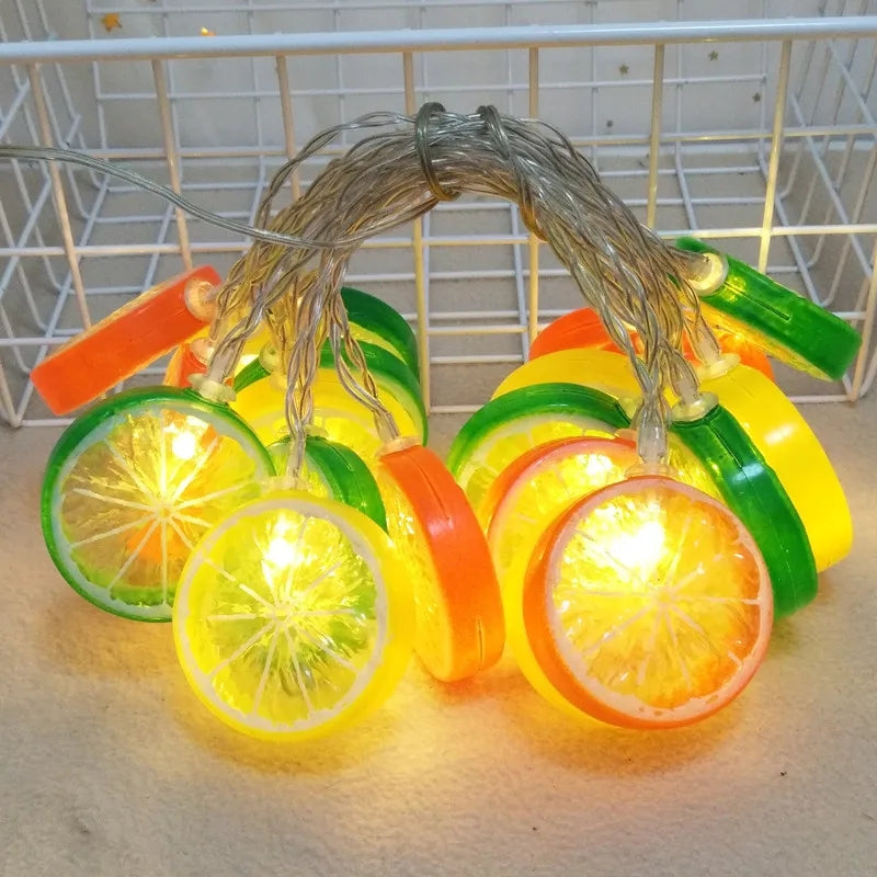 Lemon Orange Fruit Fairy Light (10 Lights) – USB + Cell Operated