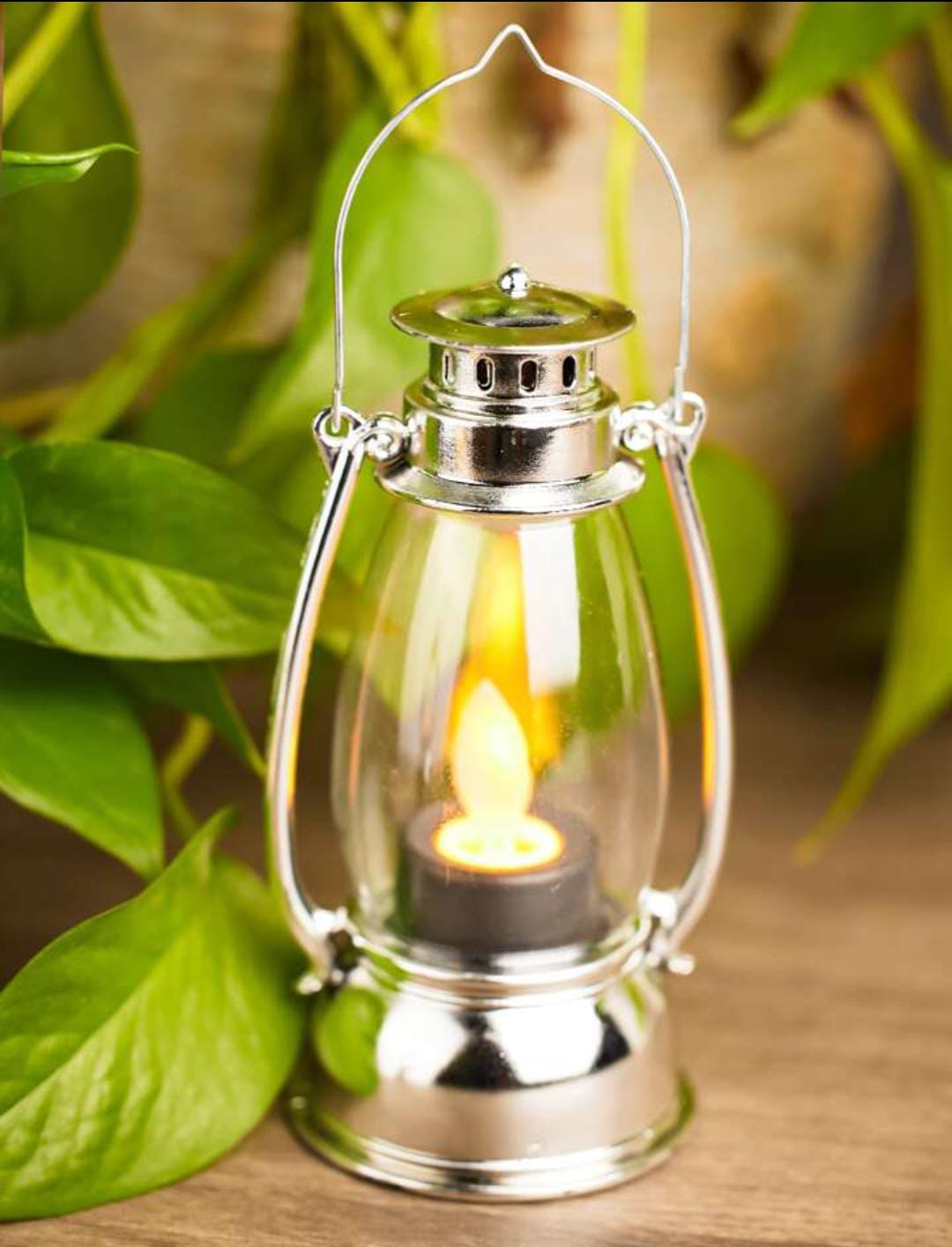 LED Lantern – Old-Fashioned Waterdrop Wick Electronic Lantern Light