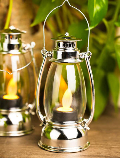 LED Lantern – Old-Fashioned Waterdrop Wick Electronic Lantern Light